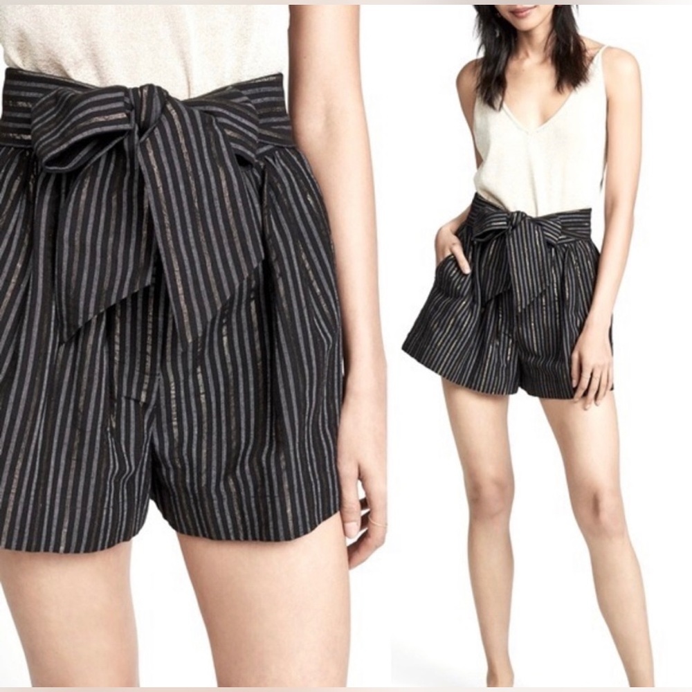 Ulla Johnson Martim High Waisted Shorts